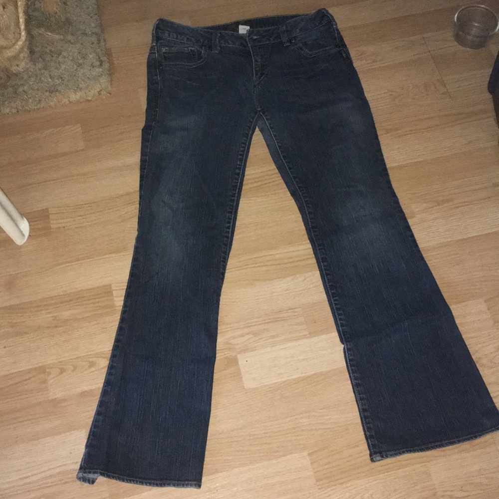 Silver Aiko bootcut jeans